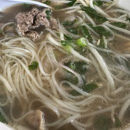 Pho tai bo vien and brisket Pho tai bo vien and brisket