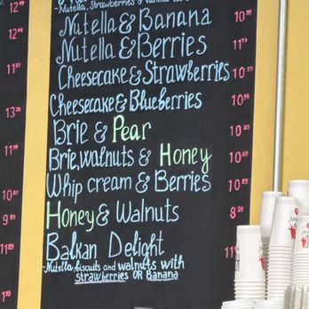 Alaska Crepery - Sweet Crepe Menu - Creperies Near Me - Anchorage, Alaska