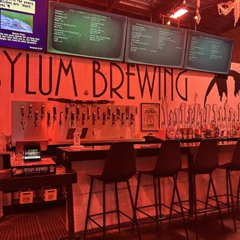 Asylum Brewing - Bar area and taps - Breweries Near Me - Anaheim, California