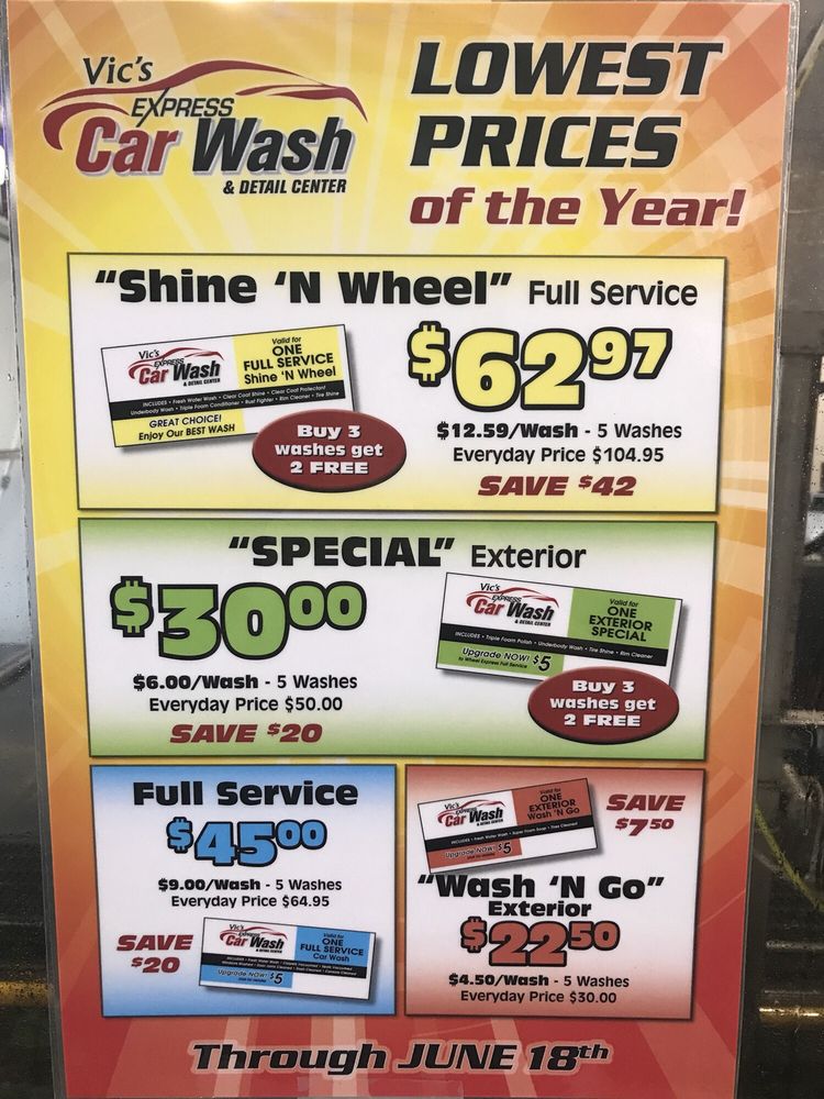 VIC’S EXPRESS CAR WASH & DETAIL CENTER 28 Photos & 47 Reviews Auto