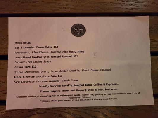 Menu photo 1 Brick & Mortar Saint Petersburg, FL