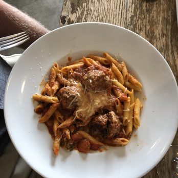 Malibu Discovery - Penne pasta with meatballs- yummy ( Kristy's Restaurant in Malibu) - Wineries Near Me - Santa Monica, California Malibu Discovery - Penne pasta with meatballs- yummy ( Kristy's Restaurant in Malibu) - Wineries Near Me - Santa Monica, California