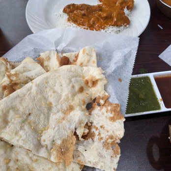Masala Waves - Lamb Masala with garlic naan. - Indian Near Me - Huntington Beach, California