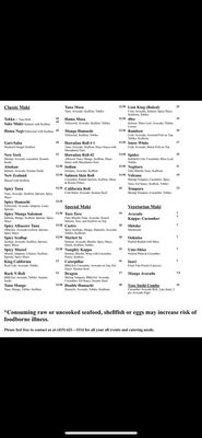 Menu photo 3 Sushi Zone San Francisco, CA