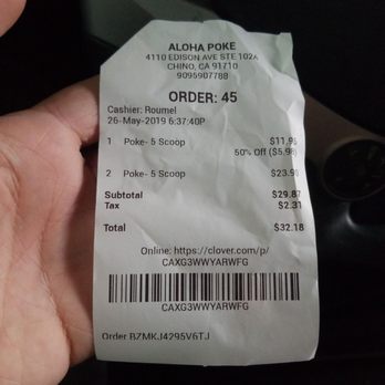 Aloha Poke - Poke Near Me - Chino, California