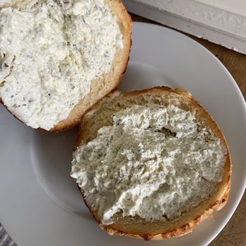 Einstein Bros. Bagels - Onion & chive shmear - Bagels Near Me - Pasadena, California