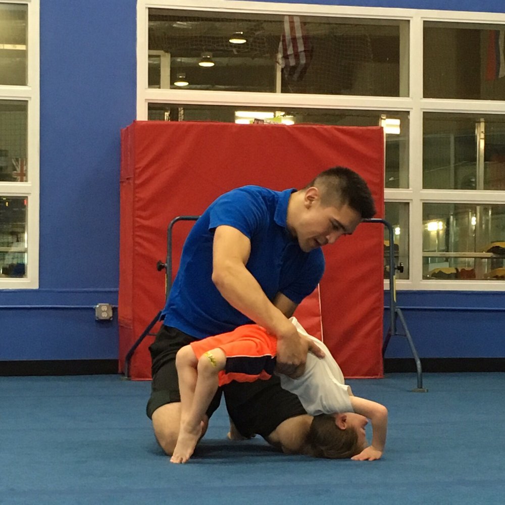Learning bridging at 4 years old!