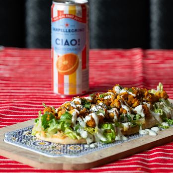 Flavors of Morocco - Our Chickpeas on a Pita with our Homemade Hummus, Lettuce, White Sauce, and Chia Seeds. (VEG) - Moroccan Near Me - Lancaster, Pennsylvania Flavors of Morocco - Our Chickpeas on a Pita with our Homemade Hummus, Lettuce, White Sauce, and Chia Seeds. (VEG) - Moroccan Near Me - Lancaster, Pennsylvania