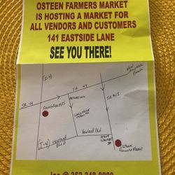 Moving to the Osteen farmers market