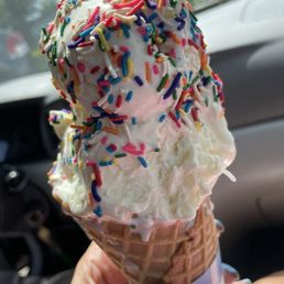 Coconut waffle cone Coconut waffle cone
