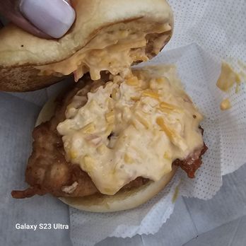 Chick-fil-A - Honey Pepper pimento cheese sandwich. I was hoping for more pimento cheese - Fast Food Near Me - Chesapeake, Virginia Chick-fil-A - Honey Pepper pimento cheese sandwich. I was hoping for more pimento cheese - Fast Food Near Me - Chesapeake, Virginia