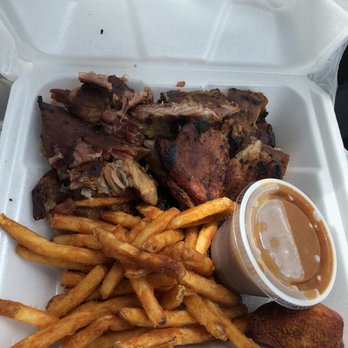 The Pit Bar-B-Q - Tidbits, fries and baked beans. - Barbeque Near Me - Miami, Florida The Pit Bar-B-Q - Tidbits, fries and baked beans. - Barbeque Near Me - Miami, Florida