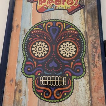 Pedro’s Tacos & Tequila Bar - Menu cover - Mexican Near Me - Conroe, Texas Pedro’s Tacos & Tequila Bar - Menu cover - Mexican Near Me - Conroe, Texas