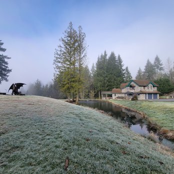 High Rock Castle - The frost in the early morning gave the grounds a neat look. - Venues & Event Spaces Near Me - Monroe, Washington