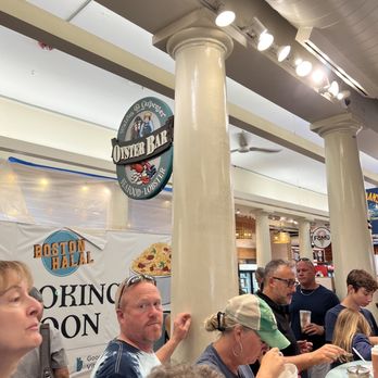 The Oyster Bar - a group of people eating food - Seafood Near Me - Boston, Massachusetts The Oyster Bar - a group of people eating food - Seafood Near Me - Boston, Massachusetts