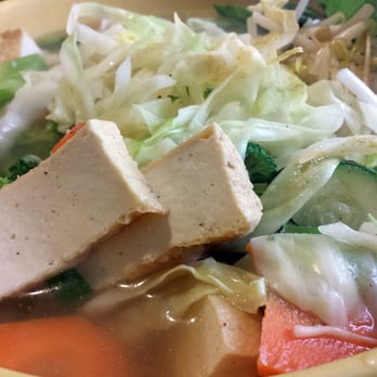 Pho Square Vietnamese Restaurant Boba Tea - .vegetarian tofu pho. #EatingOutWithAGirl - Vietnamese Near Me - Loves Park, Illinois
