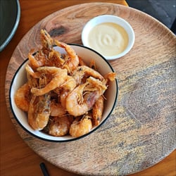 Fried prawns