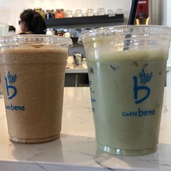 Caffe Bene - Too cheap to fill up cups. Bene isn't worried about diluting drinks - they r cheap. Mix ur drinks correctly to fill ur cups. - Coffee & Tea Near Me - San Jose, California