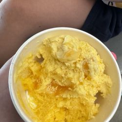 Baskin-Robbins - Partial Single scoop of triple mango (we ate some before I remembered to take a picture)