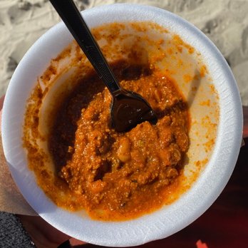 Flora-Bama Lounge, Package & Oyster Bar - Chili from the chili competition - Music Venues Near Me - Pensacola, Florida Flora-Bama Lounge, Package & Oyster Bar - Chili from the chili competition - Music Venues Near Me - Pensacola, Florida