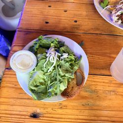 The Blue Biscuit - Side salad $4 on a HOT PLATE FROM A CHEF THAT COOKED FOR MORGAN FREEMAN