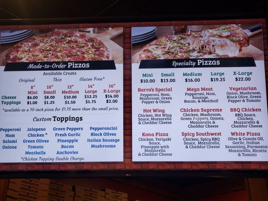 Menu photo 1 Barro's Pizza Surprise, AZ Menu photo 1 Barro's Pizza Surprise, AZ