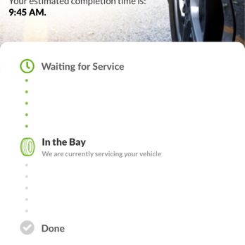 Discount Tire - The tracker says I should have been done 50 minutes ago!!  they just pulled it in!! - Tires Near Me - Spring Hill, Tennessee