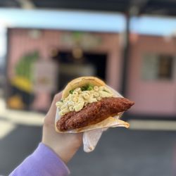 Shootz - Hot Kimchi Butter Katsu Chicken Sandwich