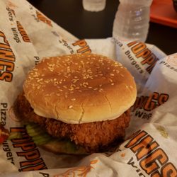 Toppings - Fried chicken sandwich!