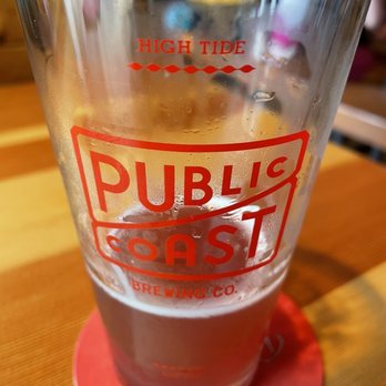 Public Coast Brewing - Blueberry Wheat Ale (it was so good I forgot to take a picture before it was almost finished) - American Near Me - Cannon Beach, Oregon Public Coast Brewing - Blueberry Wheat Ale (it was so good I forgot to take a picture before it was almost finished) - American Near Me - Cannon Beach, Oregon
