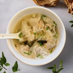 Bone Broth Wonton Soup