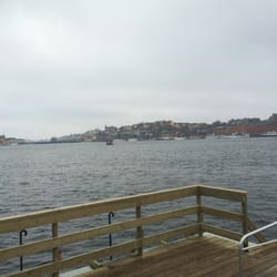 Båtpendeln Norrmälarstrand/Södermälarstrand - Utsikt från Norr Mälarstrand när båten lämnar för rutt mot Söder Mälarstrand