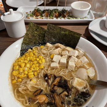 RAKKAN Ramen - Chicago Uptown - Garnet ramen with seaweed and corn add ons - Ramen Near Me - Chicago, Illinois RAKKAN Ramen - Chicago Uptown - Garnet ramen with seaweed and corn add ons - Ramen Near Me - Chicago, Illinois