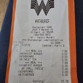 Whataburger - Burgers Near Me - Gilbert, Arizona