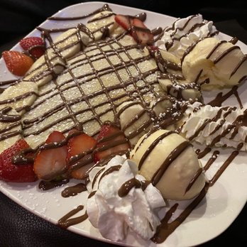 Rozana Restaurant and Hookah Lounge - Rozana Nutella Crepe - Middle Eastern Near Me - Lilburn, Georgia