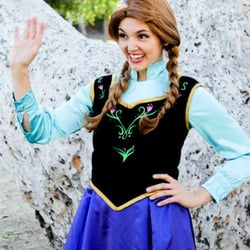 As You Wish Company - Smiles and waves from the Ice Princess