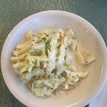 On the River Restaurant - Coleslaw--delicious! Comes with meal. - Seafood Near Me - Freeport, Texas
