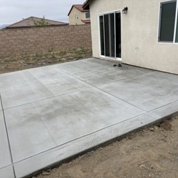Concrete patios