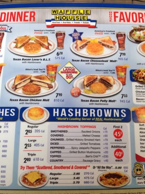 Menu photo 2 Waffle House - Tulsa Tulsa, OK Menu photo 2 Waffle House - Tulsa Tulsa, OK