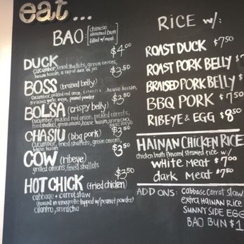Baos Hog - Menu - Chinese Near Me - Garden Grove, California