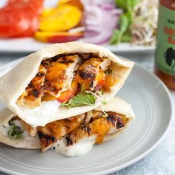 J Beez - Chicken Steak Pita Sandwich