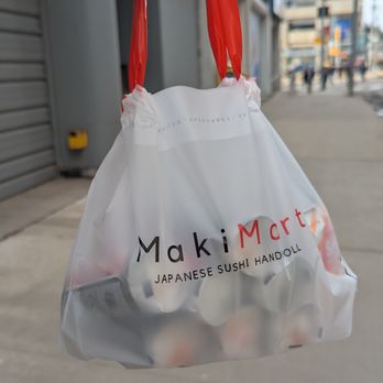 Maki Mart - Sturdy takeaway bag! - Japanese Near Me - Toronto, Ontario Maki Mart - Sturdy takeaway bag! - Japanese Near Me - Toronto, Ontario