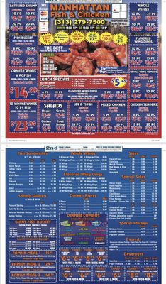 Menu photo 2 Manhattan Fish & Chicken Detroit, MI Menu photo 2 Manhattan Fish & Chicken Detroit, MI