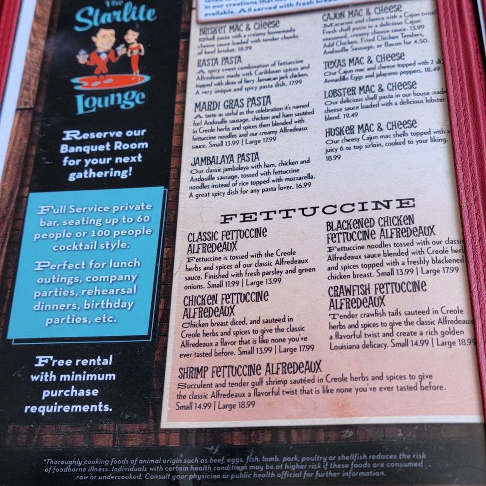 Buzzard Billy's - Pasta - Cajun/Creole Near Me - Lincoln, Nebraska Buzzard Billy's - Pasta - Cajun/Creole Near Me - Lincoln, Nebraska