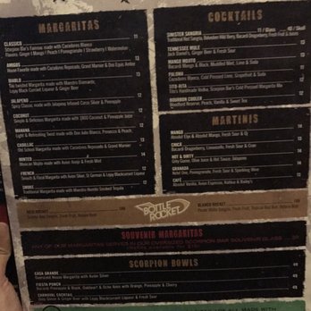 Scorpion Bar - Drink menu - Mexican Near Me - Boston, Massachusetts Scorpion Bar - Drink menu - Mexican Near Me - Boston, Massachusetts