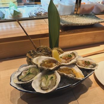 Pearl - Half dozen oysters - so good. Highly recommend getting that to start. - Japanese Near Me - Dallas, Texas Pearl - Half dozen oysters - so good. Highly recommend getting that to start. - Japanese Near Me - Dallas, Texas