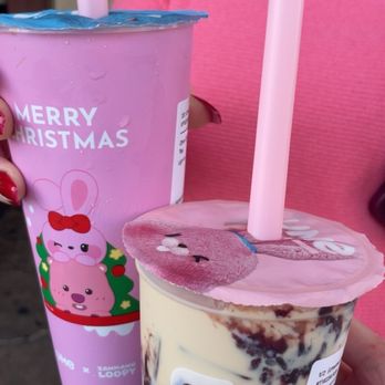 Ume Tea - UMe Rice Mochi Black Milk Tea and UMeOreo Crme Brle Boba Oolong Milk Tea - Bubble Tea Near Me - Mountain View, California