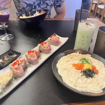 Nomu Izakaya - Kaiyo tuna; Miso creamy udon; Matcha bliss - Japanese Near Me - Jacksonville, Florida Nomu Izakaya - Kaiyo tuna; Miso creamy udon; Matcha bliss - Japanese Near Me - Jacksonville, Florida
