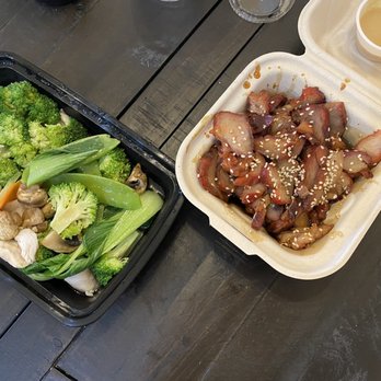 Dynasty - Yum!! Bbq pork was amazing (ask for hot mustard!) steamed chicken and veggies (you'll get rice and sauce on side) - Chinese Near Me - Cave Creek, Arizona Dynasty - Yum!! Bbq pork was amazing (ask for hot mustard!) steamed chicken and veggies (you'll get rice and sauce on side) - Chinese Near Me - Cave Creek, Arizona