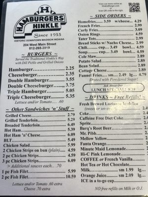 Hinkle's Sandwich Shop by null